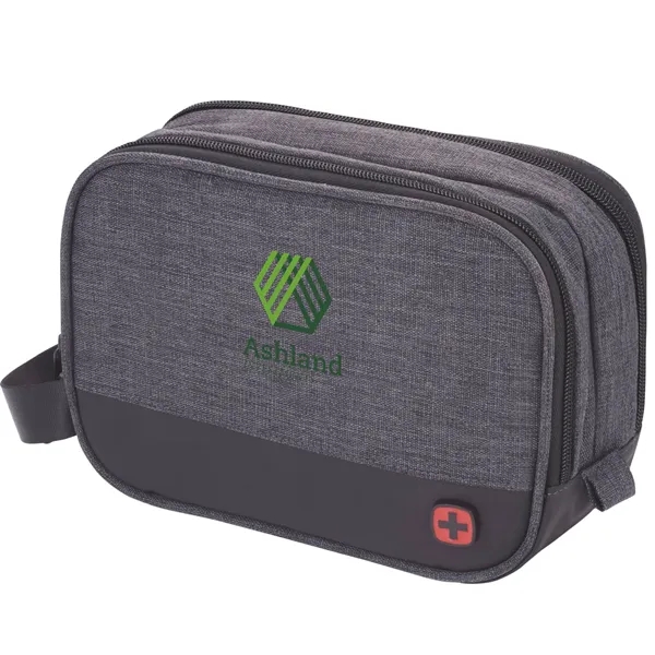 Wenger RPET Dual Compartment Dopp Kit - Wenger RPET Dual Compartment Dopp Kit - Image 1 of 8