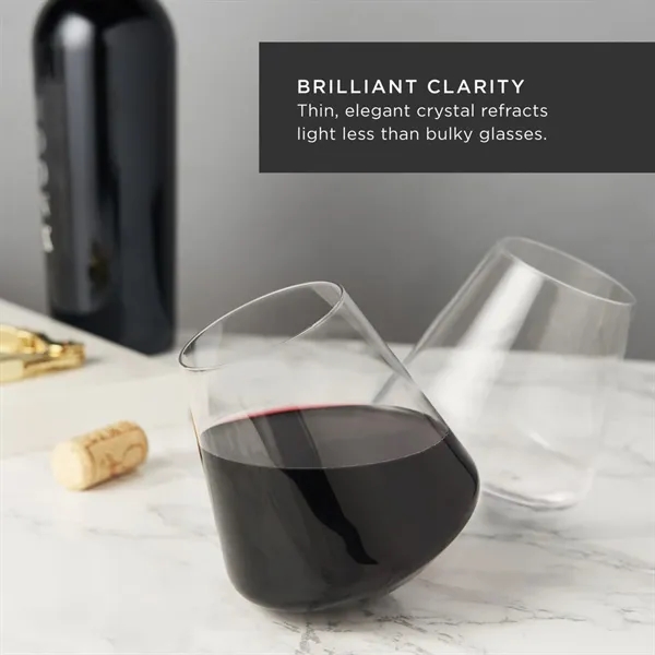 Viski® Rolling Crystal Wine Glass - Viski® Rolling Crystal Wine Glass - Image 9 of 11