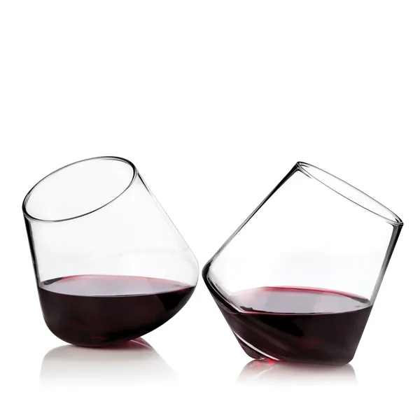 Viski® Rolling Crystal Wine Glass - Viski® Rolling Crystal Wine Glass - Image 2 of 11