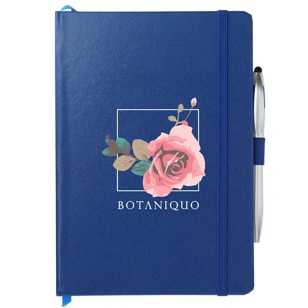 6" x 8.5" FSC® Mix Crown Journal with Pen-Stylus - 6" x 8.5" FSC® Mix Crown Journal with Pen-Stylus - Image 0 of 0