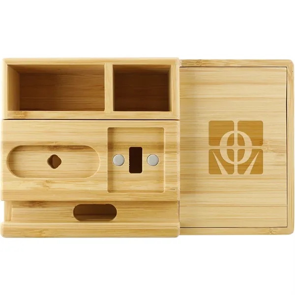 Bamboo Fast Wirelsss Charging Dock Station - Bamboo Fast Wirelsss Charging Dock Station - Image 0 of 13