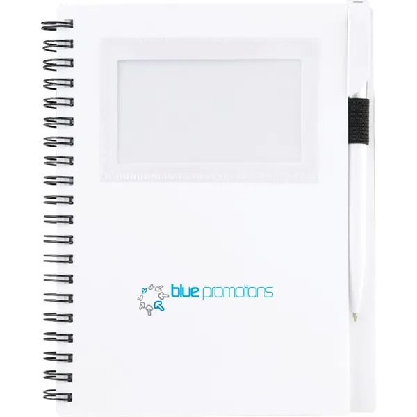 FSC® Mix 5.5" x 7" Star Spiral Notebook with Pen - FSC® Mix 5.5" x 7" Star Spiral Notebook with Pen - Image 0 of 0