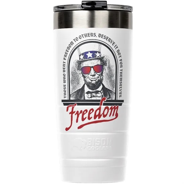 Leakproof 22 oz Bison Tumbler - Patriot Series - Leakproof 22 oz Bison Tumbler - Patriot Series - Image 2 of 6