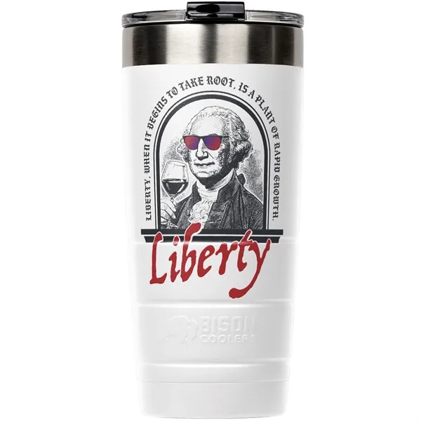 Leakproof 22 oz Bison Tumbler - Patriot Series - Leakproof 22 oz Bison Tumbler - Patriot Series - Image 3 of 6