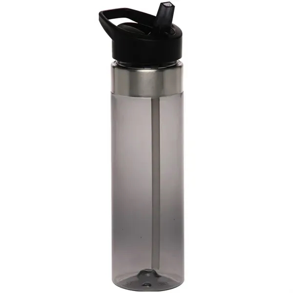 24 oz. BPA Plastic Translucent Sports Bottle w/ Flip-top lid - 24 oz. BPA Plastic Translucent Sports Bottle w/ Flip-top lid - Image 3 of 4