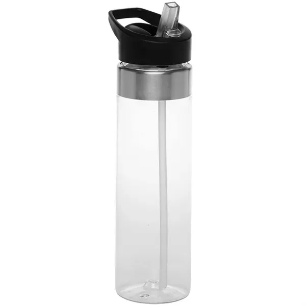 24 oz. BPA Plastic Translucent Sports Bottle w/ Flip-top lid - 24 oz. BPA Plastic Translucent Sports Bottle w/ Flip-top lid - Image 4 of 4