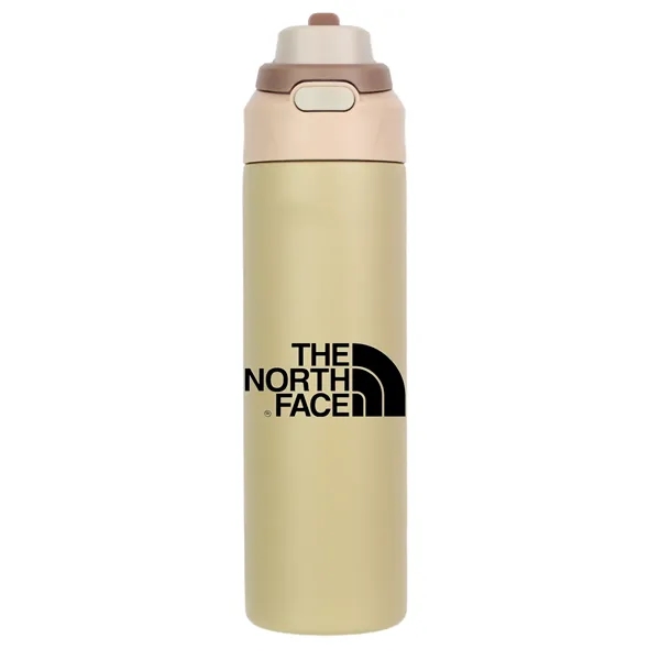24 oz Double-Wall Stainless Steel Bottle with 2-in-1 Lid - 24 oz Double-Wall Stainless Steel Bottle with 2-in-1 Lid - Image 1 of 6