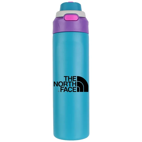 24 oz Double-Wall Stainless Steel Bottle with 2-in-1 Lid - 24 oz Double-Wall Stainless Steel Bottle with 2-in-1 Lid - Image 5 of 6