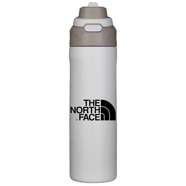 24 oz Double-Wall Stainless Steel Bottle with 2-in-1 Lid - 24 oz Double-Wall Stainless Steel Bottle with 2-in-1 Lid - Image 6 of 6