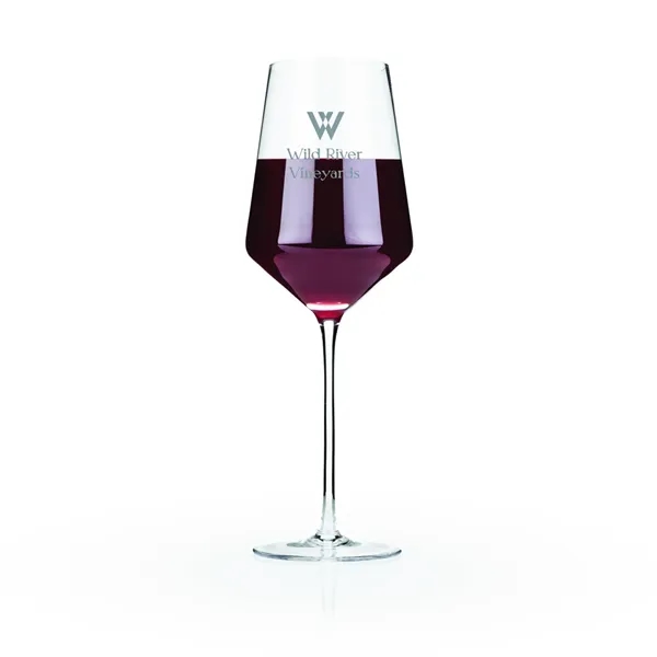 Viski® Raye Angled Crystal Bordeaux Glass - Viski® Raye Angled Crystal Bordeaux Glass - Image 0 of 6