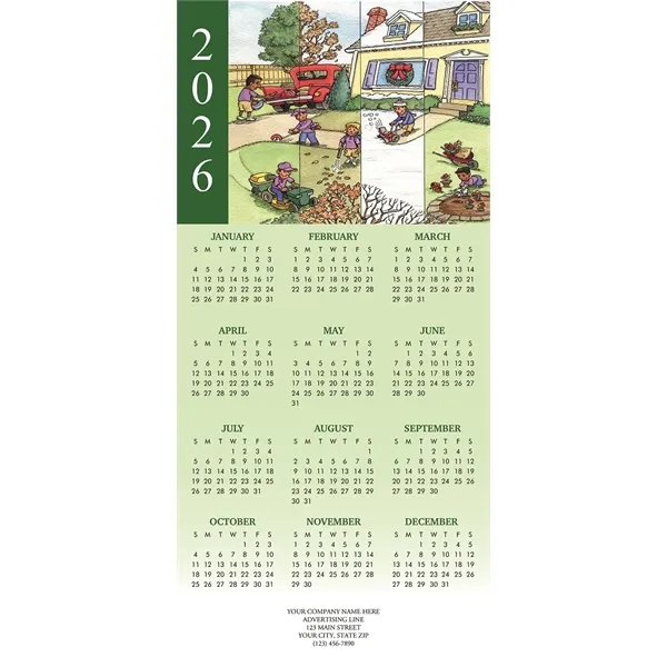 All Year-Round Landscaping Calendar Cards - All Year-Round Landscaping Calendar Cards - Image 0 of 1