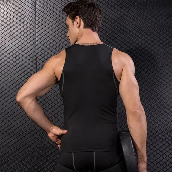 Sleeveless Compression Tank Top - Sleeveless Compression Tank Top - Image 4 of 5