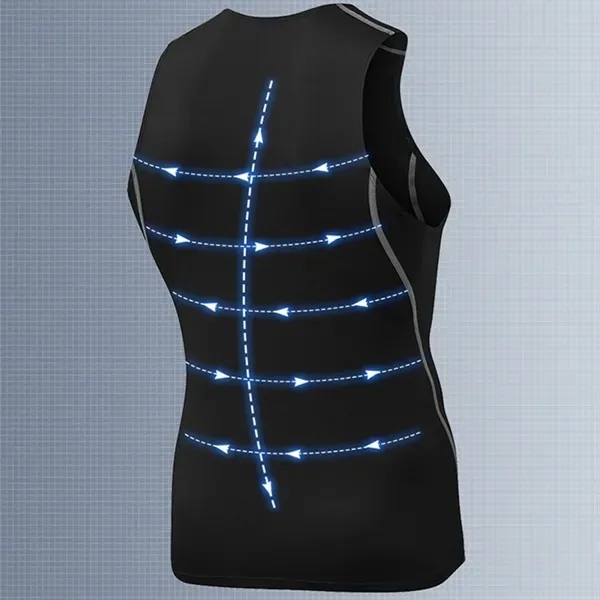 Sleeveless Compression Tank Top - Sleeveless Compression Tank Top - Image 5 of 5