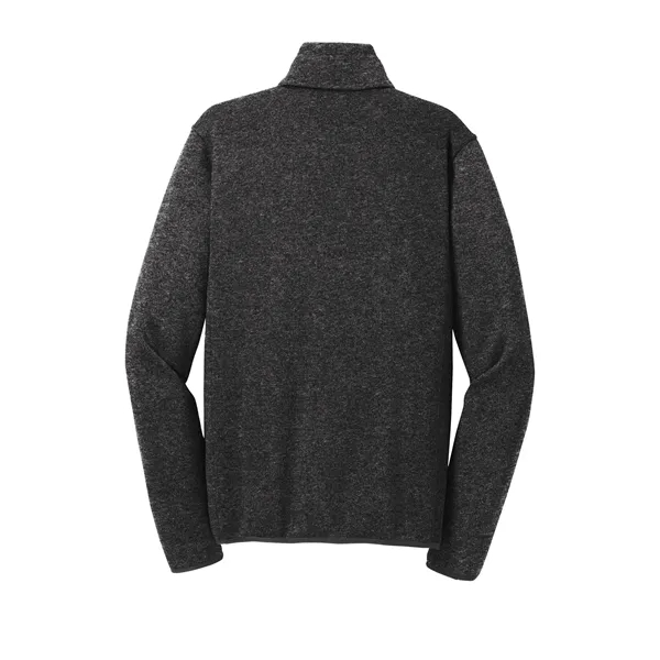Port Authority Sweater Fleece Jacket. - Port Authority Sweater Fleece Jacket. - Image 1 of 19
