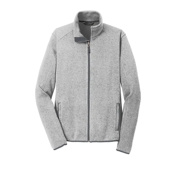 Port Authority Sweater Fleece Jacket. - Port Authority Sweater Fleece Jacket. - Image 5 of 19