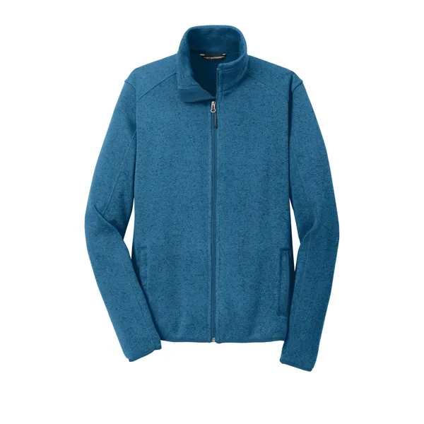 Port Authority Sweater Fleece Jacket. - Port Authority Sweater Fleece Jacket. - Image 10 of 19