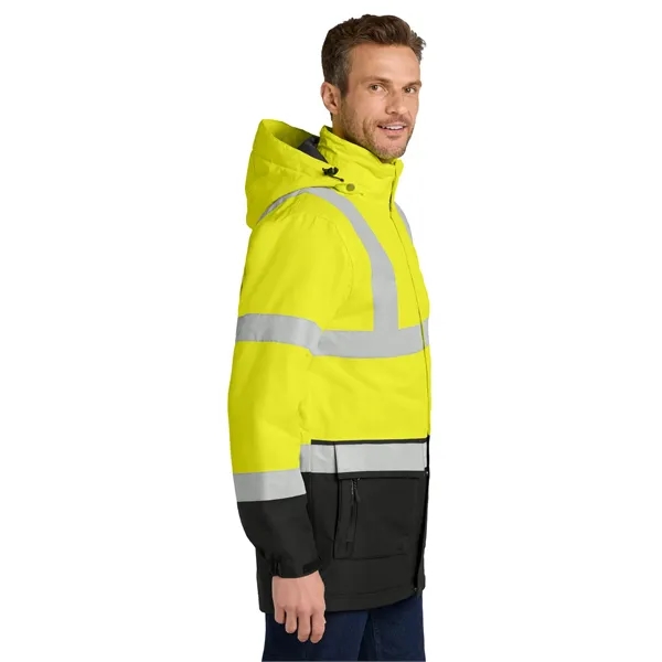 Port Authority ANSI 107 Class 3 Safety Heavyweight Parka. - Port Authority ANSI 107 Class 3 Safety Heavyweight Parka. - Image 2 of 4