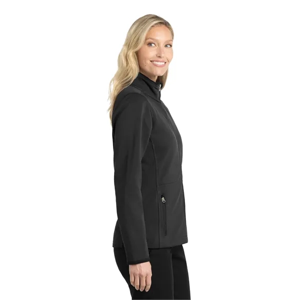 Port Authority Women's Pique Fleece Jacket. - Port Authority Women's Pique Fleece Jacket. - Image 2 of 9