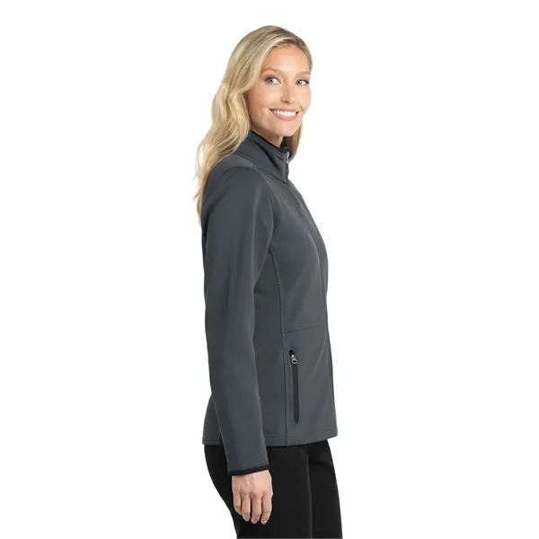 Port Authority Women's Pique Fleece Jacket. - Port Authority Women's Pique Fleece Jacket. - Image 7 of 9