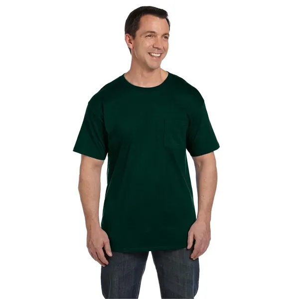 Hanes Adult Beefy-T® with Pocket - Hanes Adult Beefy-T® with Pocket - Image 40 of 124