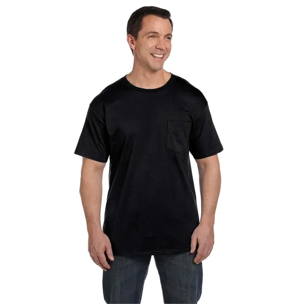 Hanes Adult Beefy-T® with Pocket - Hanes Adult Beefy-T® with Pocket - Image 49 of 124