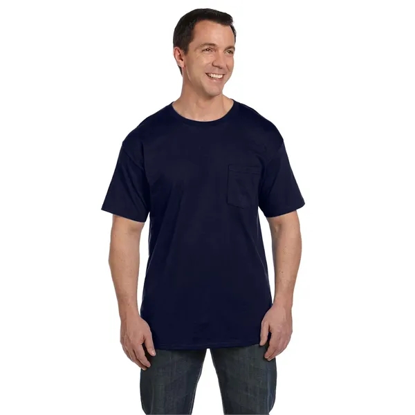 Hanes Adult Beefy-T® with Pocket - Hanes Adult Beefy-T® with Pocket - Image 52 of 124