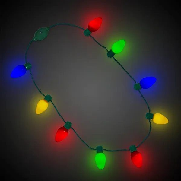 Christmas Bulb LED Necklace - Christmas Bulb LED Necklace - Image 2 of 3