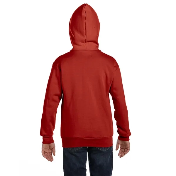 Hanes Youth EcoSmart® Full-Zip Hooded Sweatshirt - Hanes Youth EcoSmart® Full-Zip Hooded Sweatshirt - Image 10 of 55