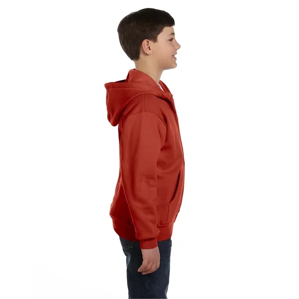 Hanes Youth EcoSmart® Full-Zip Hooded Sweatshirt - Hanes Youth EcoSmart® Full-Zip Hooded Sweatshirt - Image 11 of 55