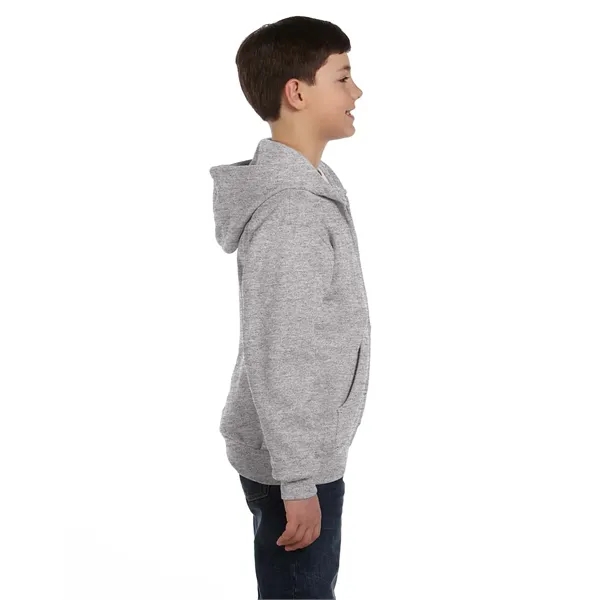 Hanes Youth EcoSmart® Full-Zip Hooded Sweatshirt - Hanes Youth EcoSmart® Full-Zip Hooded Sweatshirt - Image 14 of 55