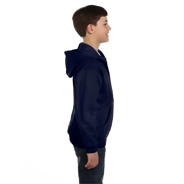 Hanes Youth EcoSmart® Full-Zip Hooded Sweatshirt - Hanes Youth EcoSmart® Full-Zip Hooded Sweatshirt - Image 20 of 55