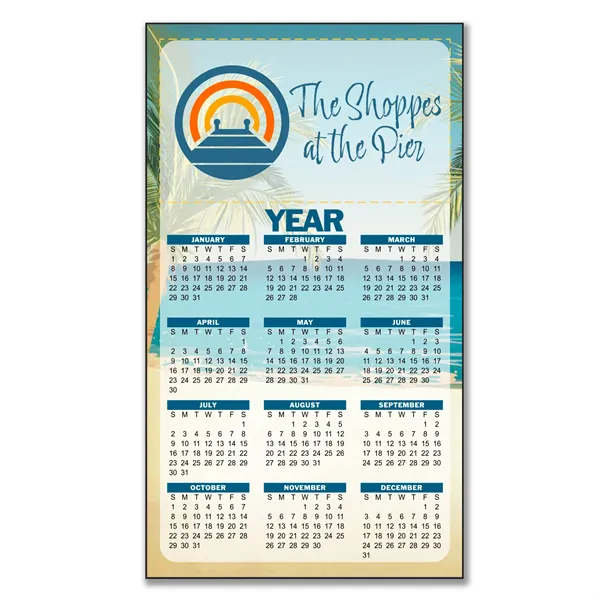 Large Magnetic Calendar 4" x 7" 30 Mil. - Large Magnetic Calendar 4" x 7" 30 Mil. - Image 0 of 9