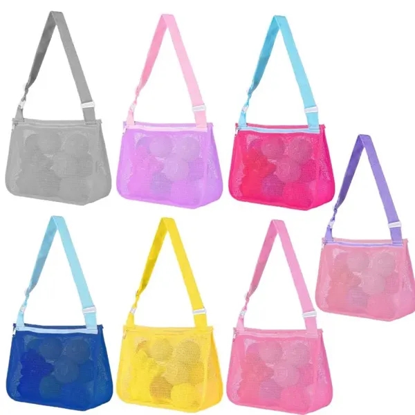 Kids Mesh Beach Bag for Shell Collecting - Kids Mesh Beach Bag for Shell Collecting - Image 2 of 5