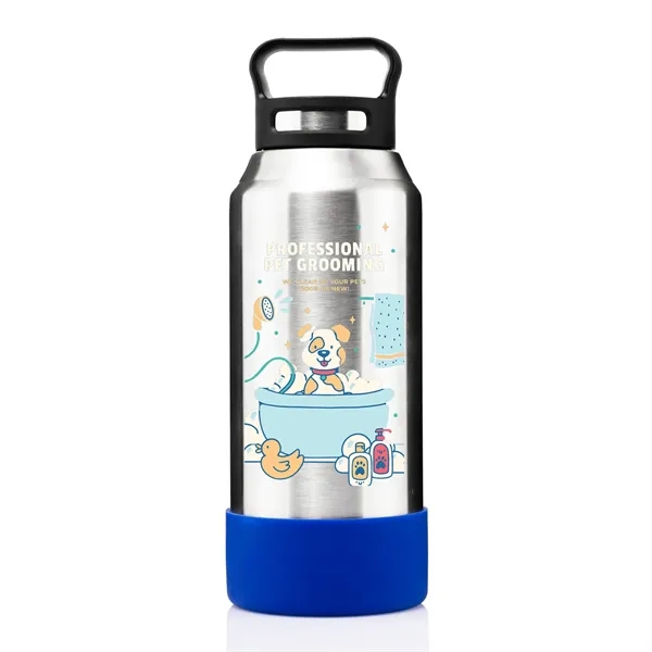 32 oz Growler Bottle w/Silicone Bowl - 32 oz Growler Bottle w/Silicone Bowl - Image 5 of 8