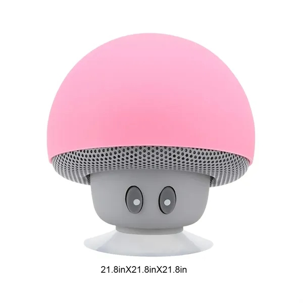 Mushroom Bluetooth Speaker With Suction Cup Phone Holder - Mushroom Bluetooth Speaker With Suction Cup Phone Holder - Image 6 of 6