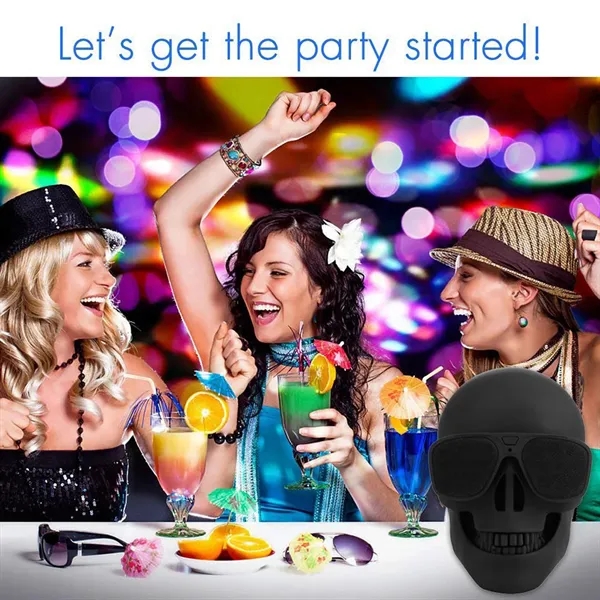 Skull Bluetooth Speaker TWS Stereo Resin Portable - Skull Bluetooth Speaker TWS Stereo Resin Portable - Image 1 of 5
