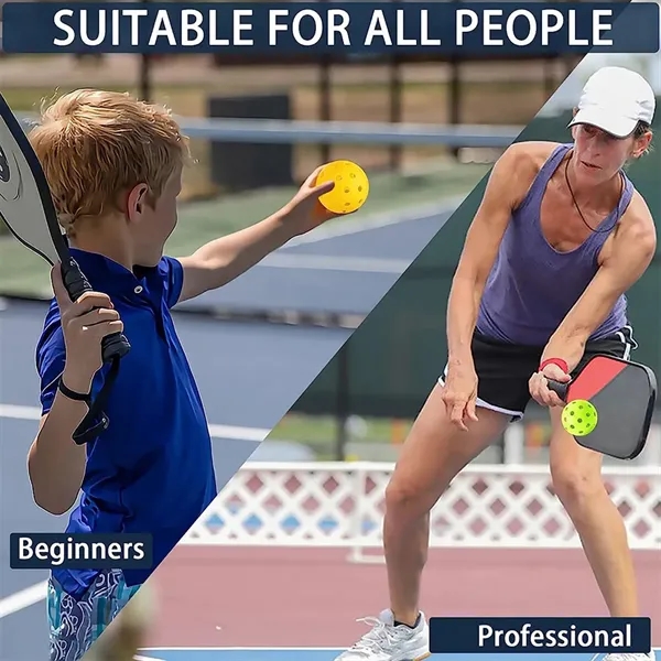 40 Holes Outdoor Pickleball Balls - 40 Holes Outdoor Pickleball Balls - Image 3 of 3