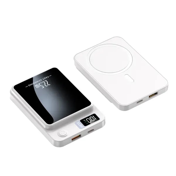 5000mAh Portable Charger Magnetic Wireless Power Bank - 5000mAh Portable Charger Magnetic Wireless Power Bank - Image 2 of 4