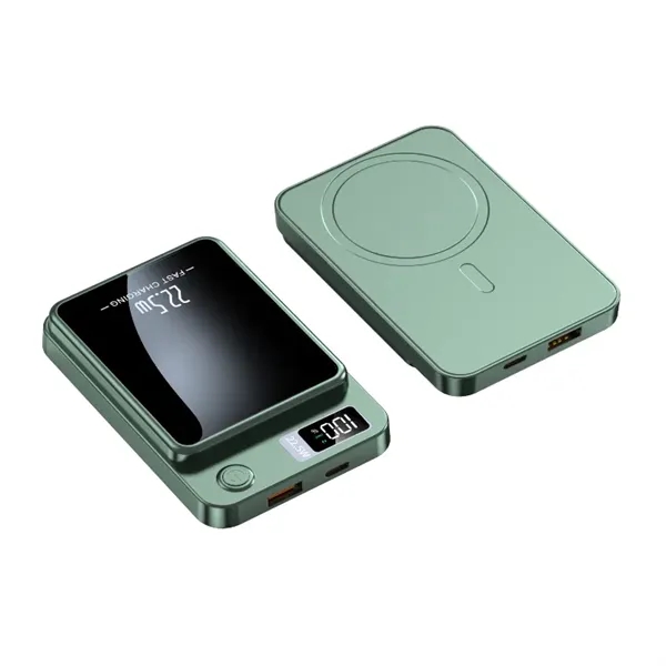 5000mAh Portable Charger Magnetic Wireless Power Bank - 5000mAh Portable Charger Magnetic Wireless Power Bank - Image 3 of 4