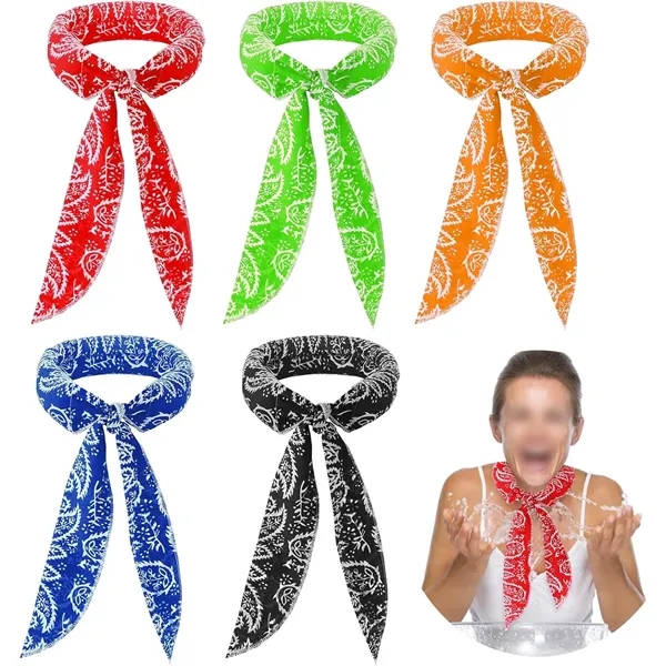 Custom Full-Print Cooling Neck Tie/Scarf for Outdoors - Custom Full-Print Cooling Neck Tie/Scarf for Outdoors - Image 0 of 4