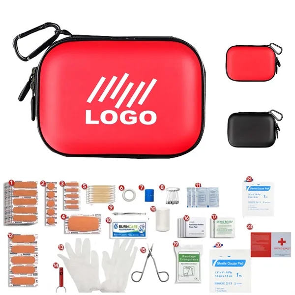 Outdoor Home Water-Resistant Hard Shell Mini First Aid Kit - Outdoor Home Water-Resistant Hard Shell Mini First Aid Kit - Image 0 of 1