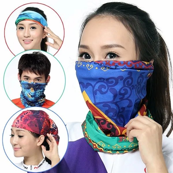 Custom Sun Cycling Neck Gaiter - Custom Sun Cycling Neck Gaiter - Image 1 of 3