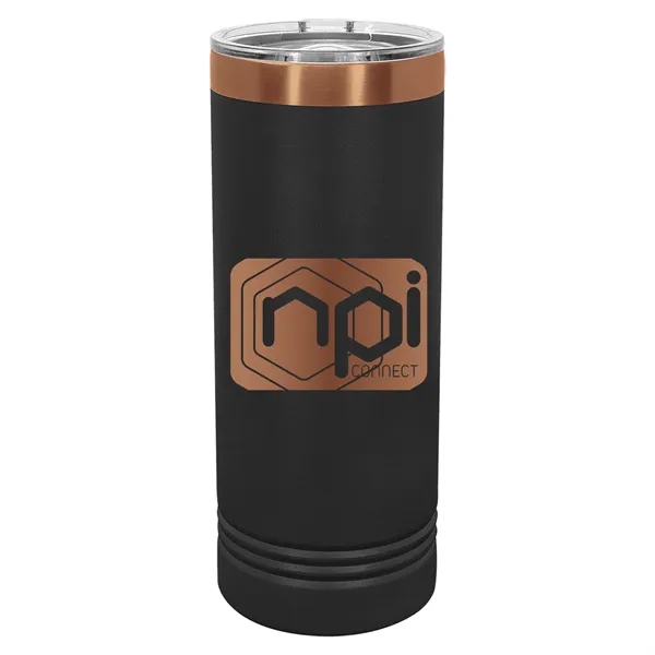 Polar Camel 22oz Rose Gold ION-Plated Skinny Tumblers - Polar Camel 22oz Rose Gold ION-Plated Skinny Tumblers - Image 2 of 6
