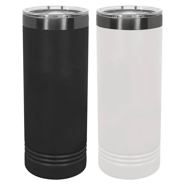 Polar Camel 22oz Ghost Black ION-Plated Skinny Tumblers - Polar Camel 22oz Ghost Black ION-Plated Skinny Tumblers - Image 1 of 6