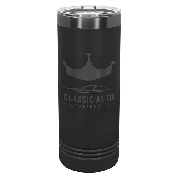 Polar Camel 22oz Ghost Black ION-Plated Skinny Tumblers - Polar Camel 22oz Ghost Black ION-Plated Skinny Tumblers - Image 2 of 6