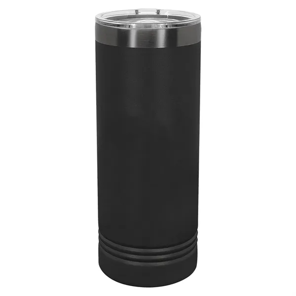 Polar Camel 22oz Ghost Black ION-Plated Skinny Tumblers - Polar Camel 22oz Ghost Black ION-Plated Skinny Tumblers - Image 3 of 6
