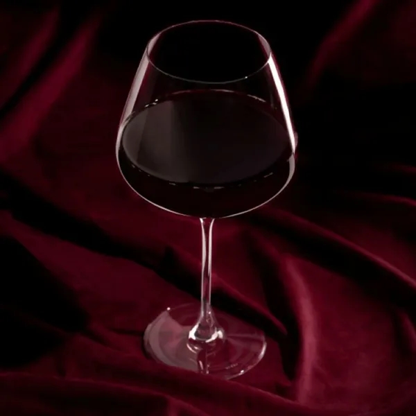 Viski® Reserve Inez Crystal Burgundy Glass - Viski® Reserve Inez Crystal Burgundy Glass - Image 5 of 7