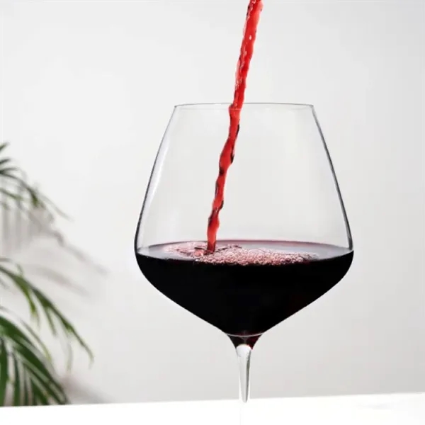 Viski® Reserve Inez Crystal Burgundy Glass - Viski® Reserve Inez Crystal Burgundy Glass - Image 4 of 7