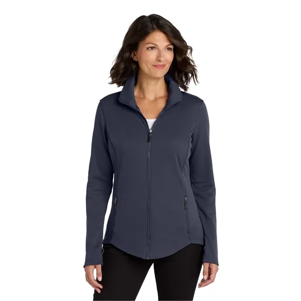 Port Authority Women's Collective Smooth Fleece Jacket. - Port Authority Women's Collective Smooth Fleece Jacket. - Image 14 of 19