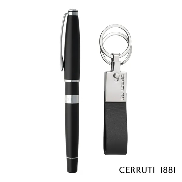Cerruti 1881® Bicolore Rollerball Pen & Zoon Key Ring Set - Cerruti 1881® Bicolore Rollerball Pen & Zoon Key Ring Set - Image 1 of 1